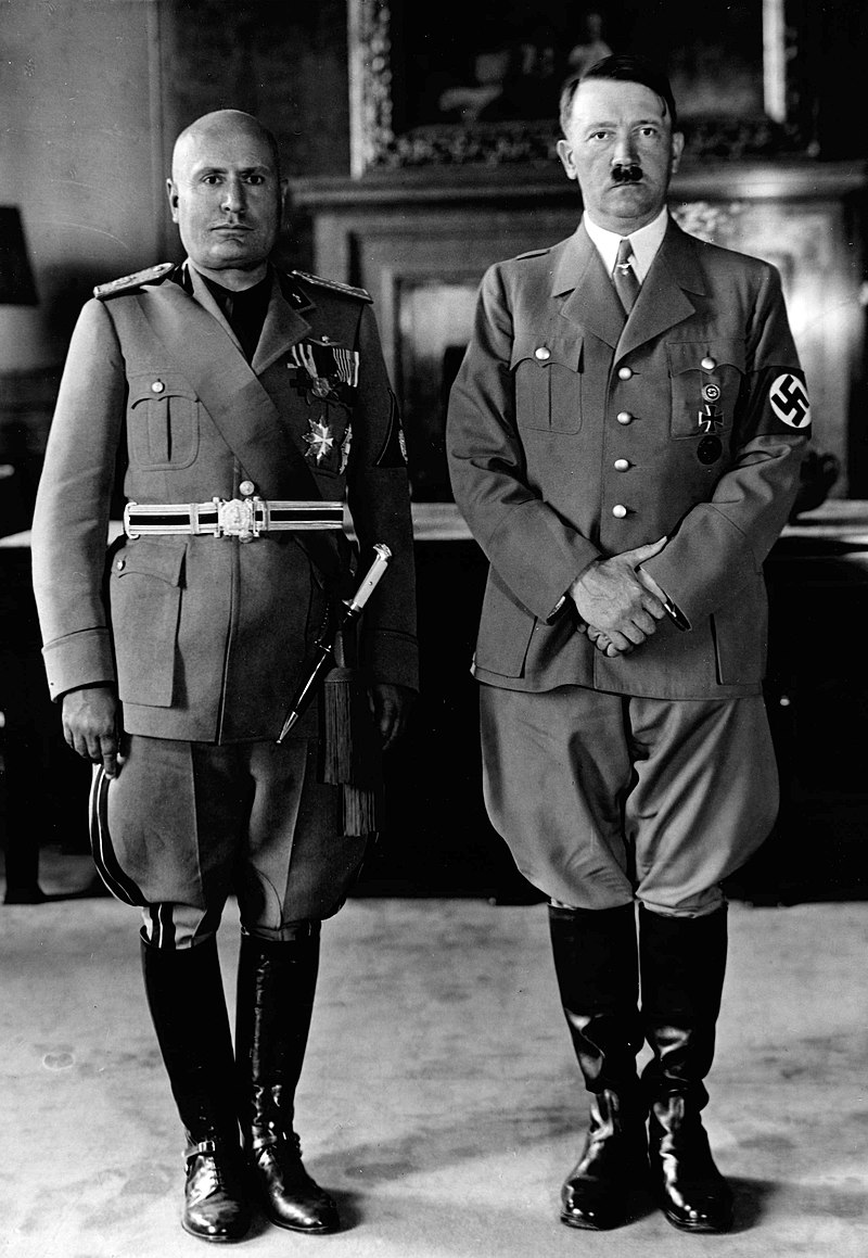 Mussolini y Hitler 1940