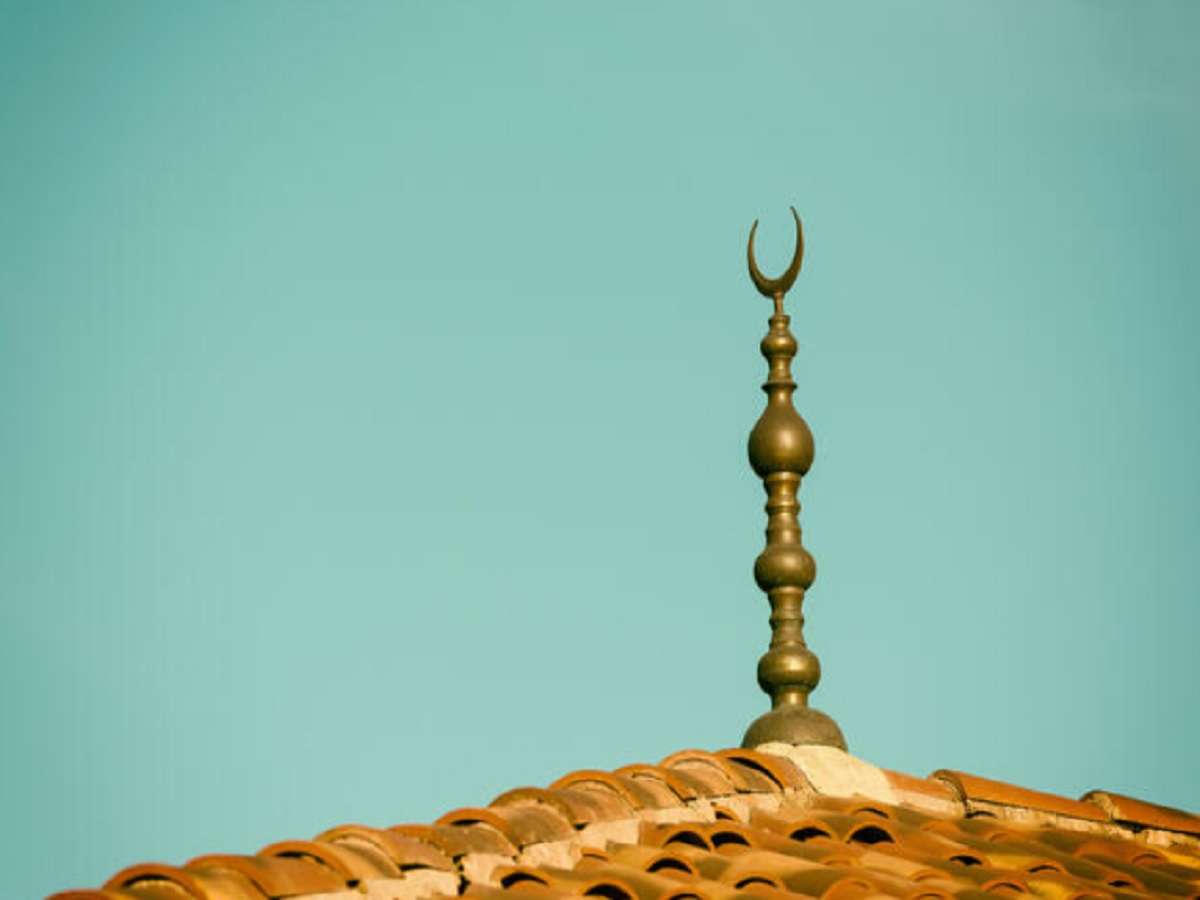 Símbolo del islam en mezquita