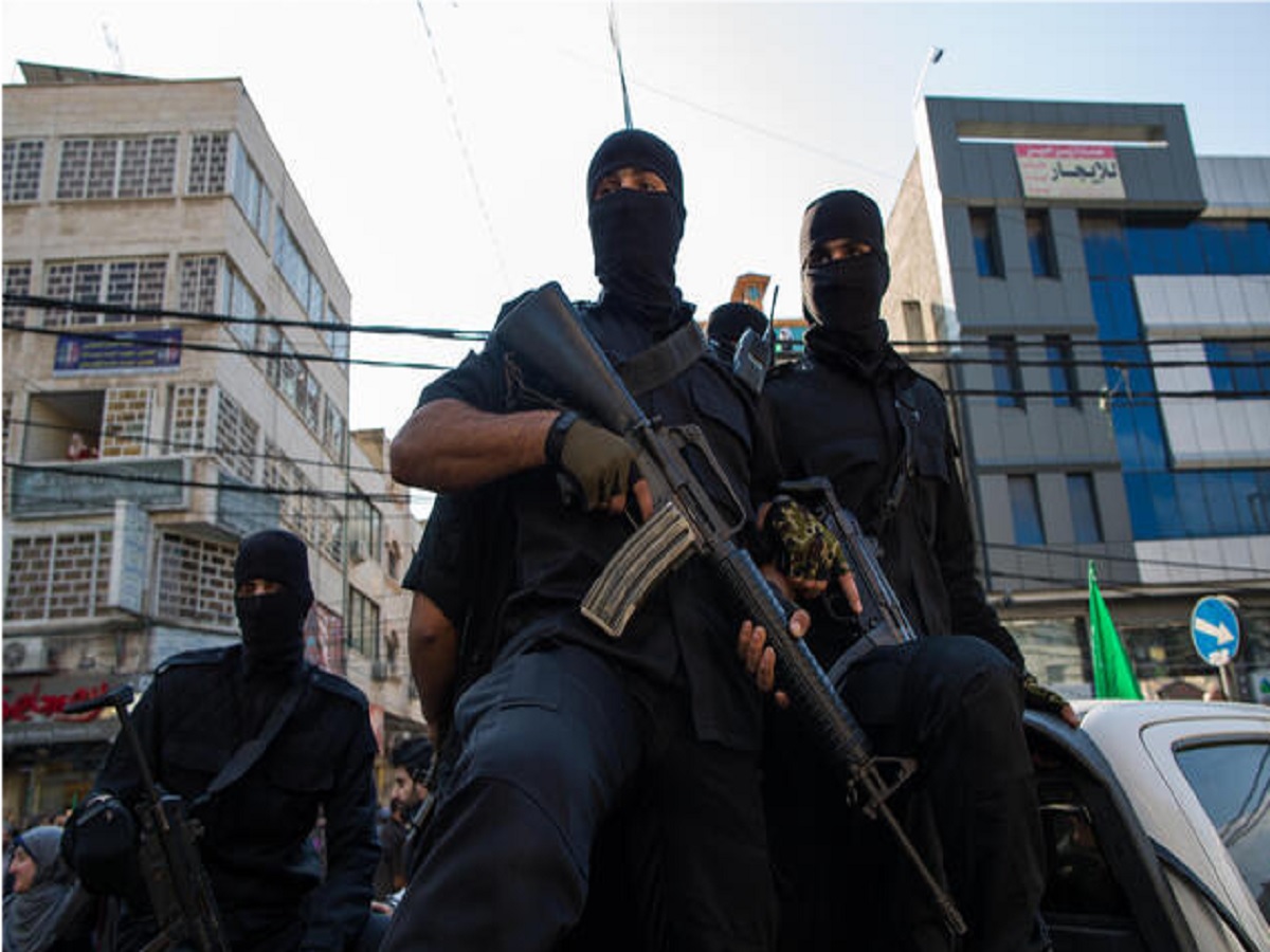 Combatientes brigadas al-Qassam