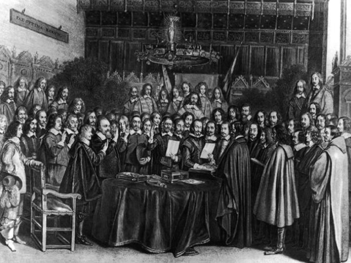 Tratado de Westfalia por el que se establecen las soberanías de los reinos