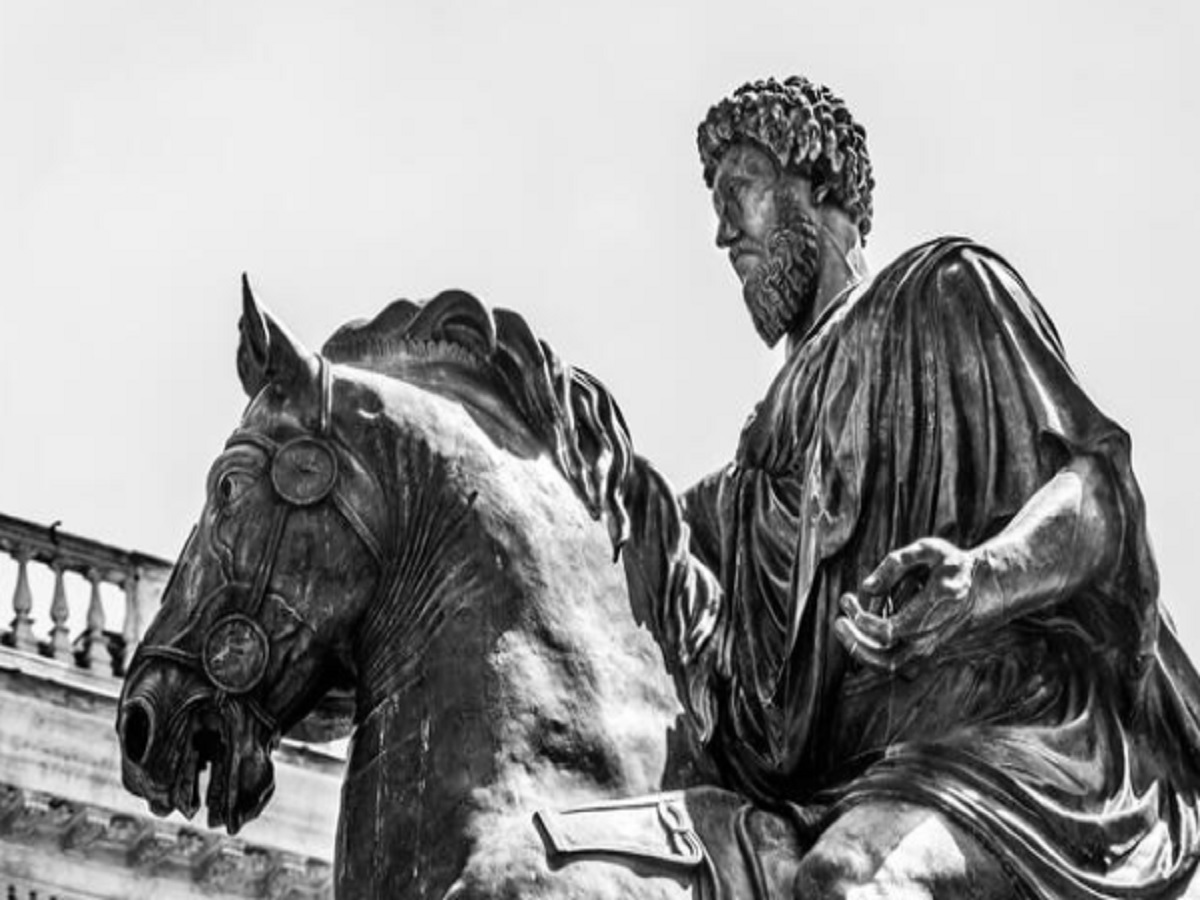 Estatua del estoico Marco Aurelio