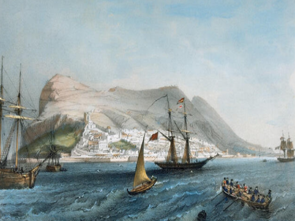 Dibujo de Gibraltar, 1837