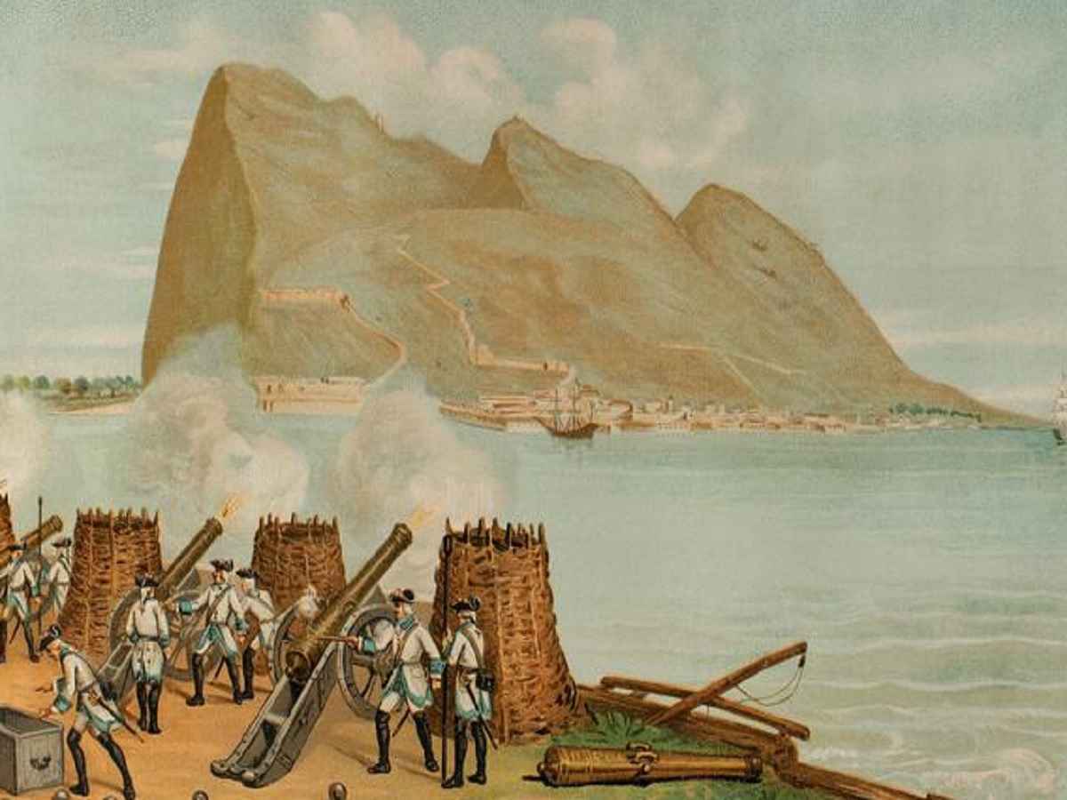 Ilustración, tropas españolas tratando de recuperar Gibraltar, 1704