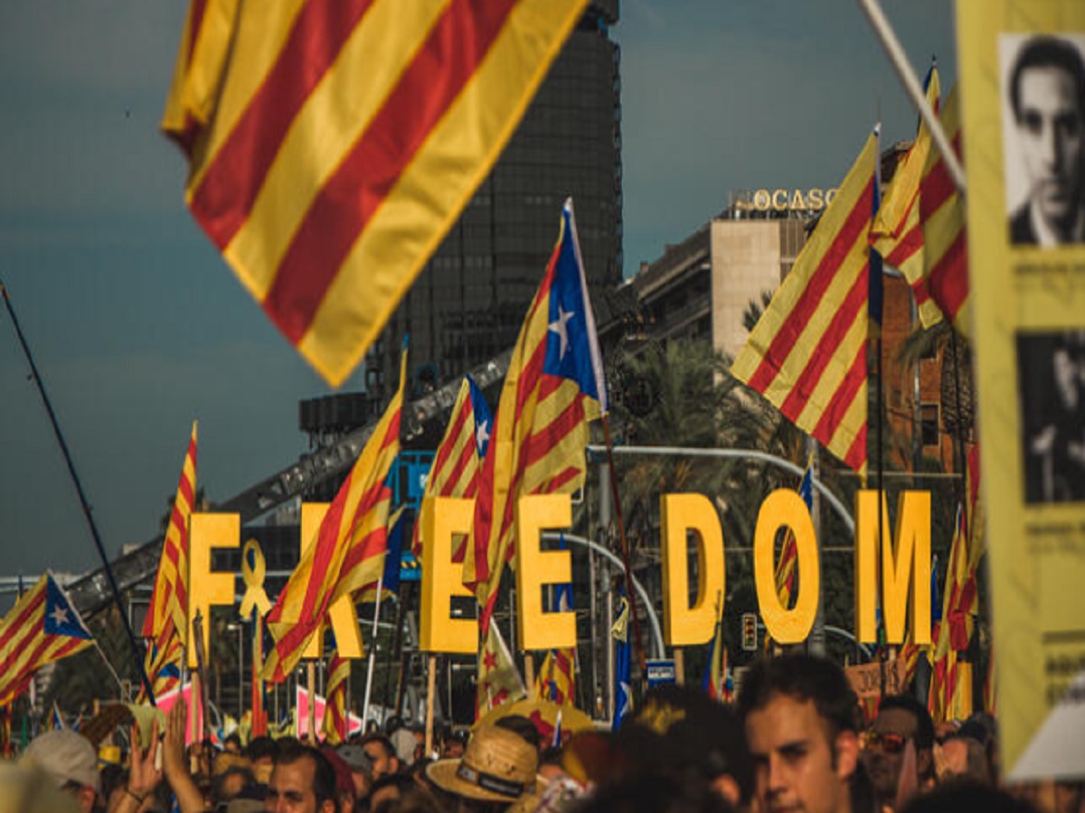 Manifestación a favor de la independencia