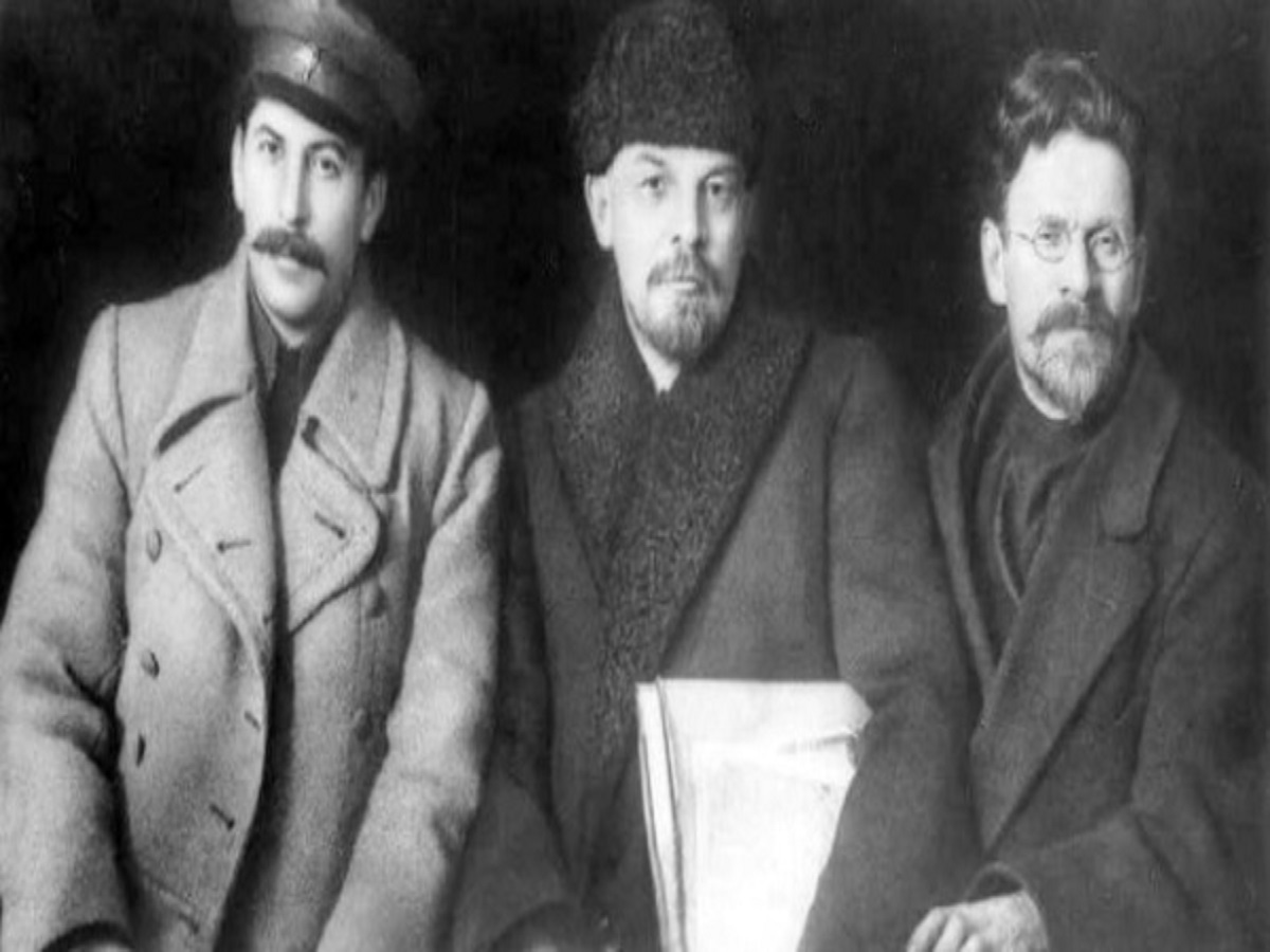 Stalin, Lenin y Kalinin, 1919