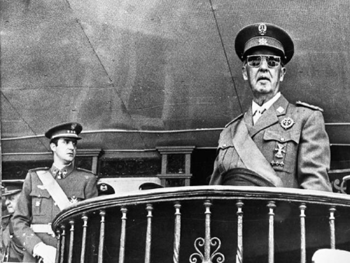 Franco y el rey Juan Carlos I