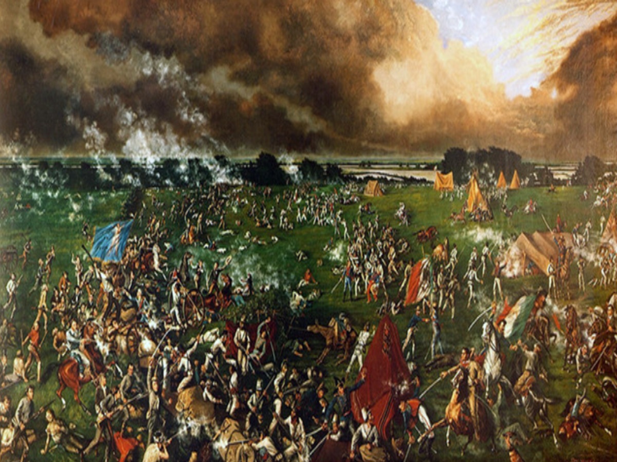 Mural de Pancho Villa a caballo