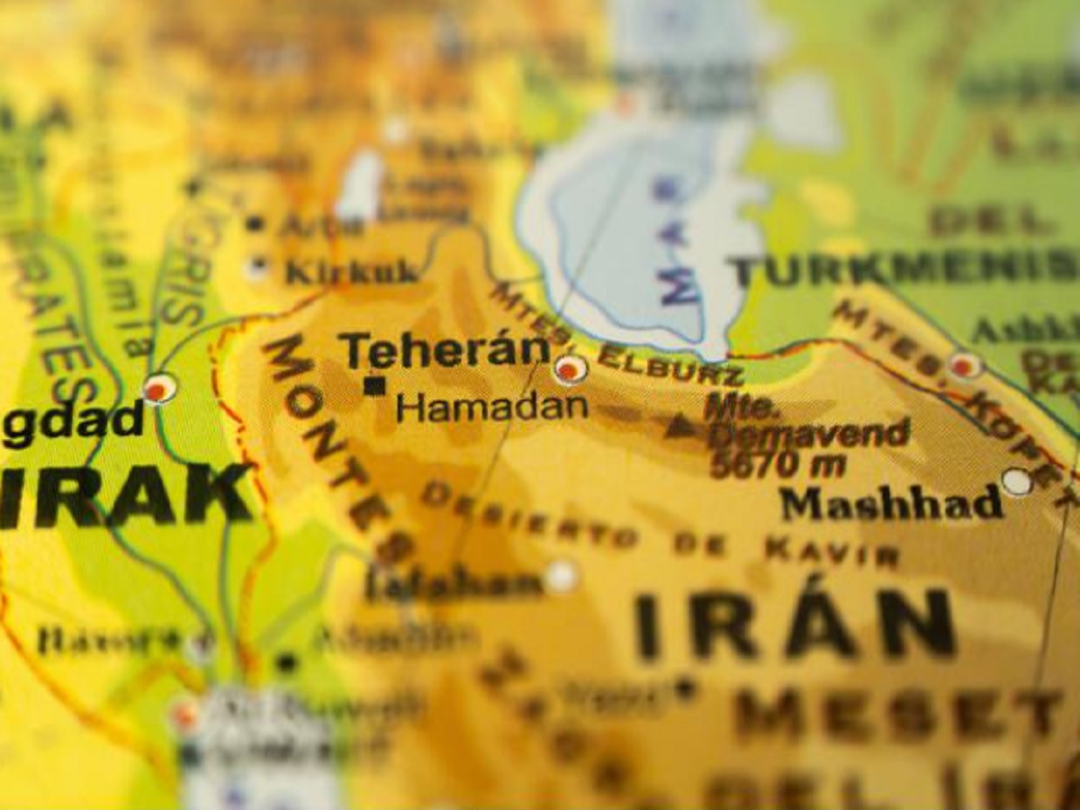 Mapa de Irán