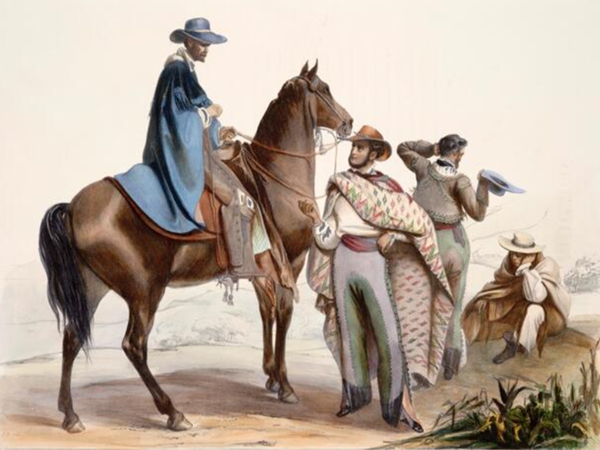 Representación de rancheros mejicanos, 1836