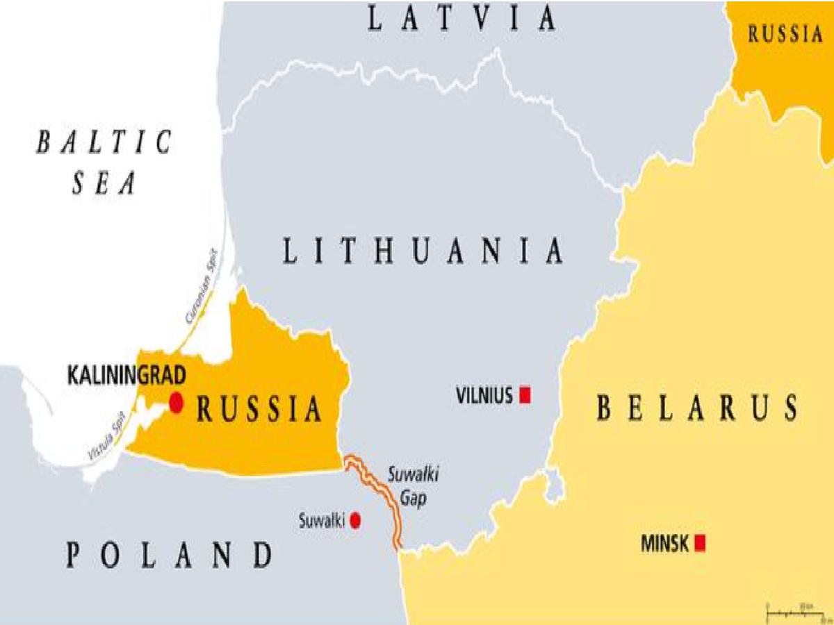 Mapa corredor de Suwałki