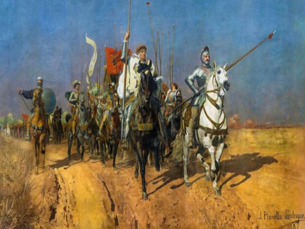 Los Comuneros saliendo de Valladolid