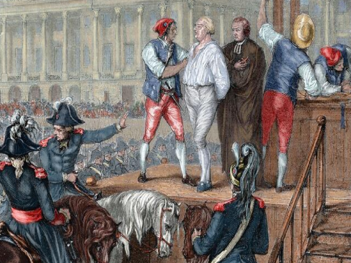 Ilustración. Momento cumbre de la democracia liberal en su primera fase. Ejecución de Luis XVI 1793